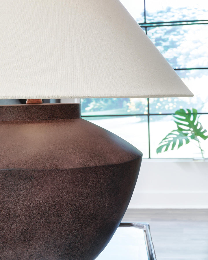 Honsworth Table Lamp - Dark Brown (3)