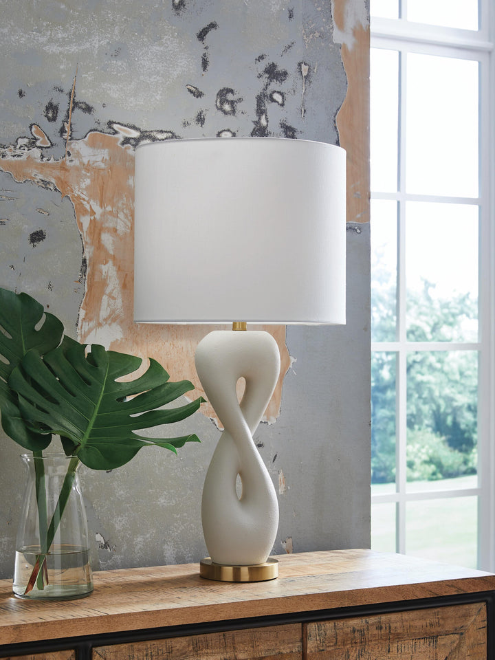 Judrich Table Lamp - White (2)