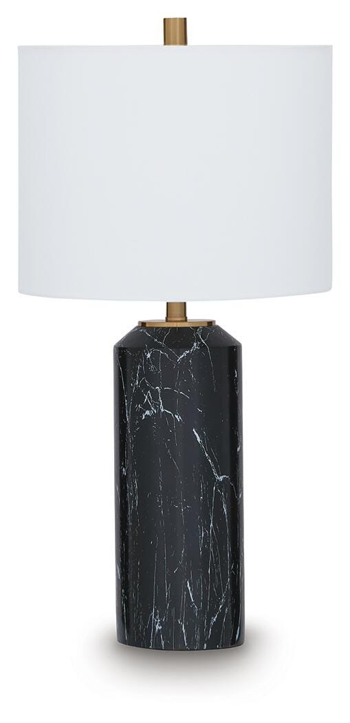 Hanzila Table Lamp - Black/Gold Finish (1)