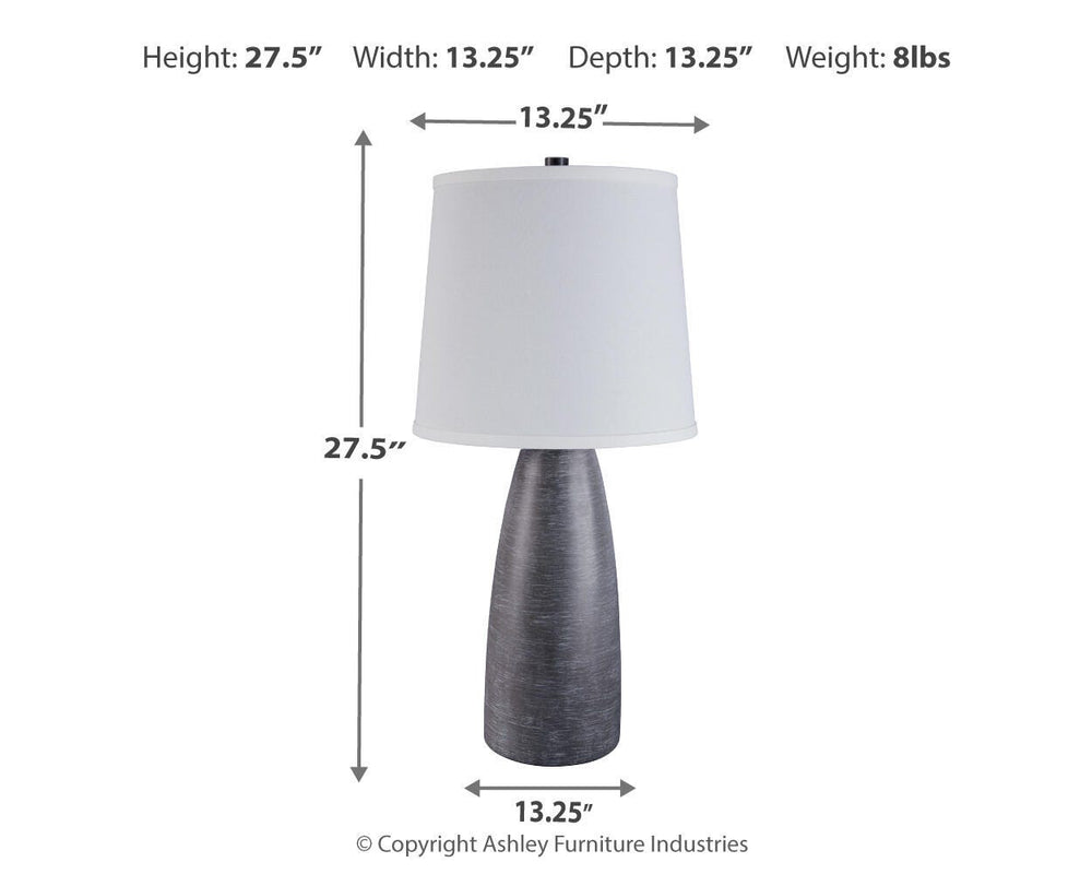 Shavontae Table Lamp (Set of 2) - Gray (3)