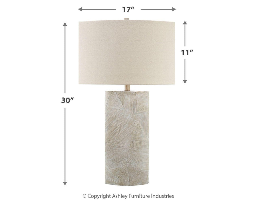 Bradard Table Lamp (Set of 2) - Brown (4)
