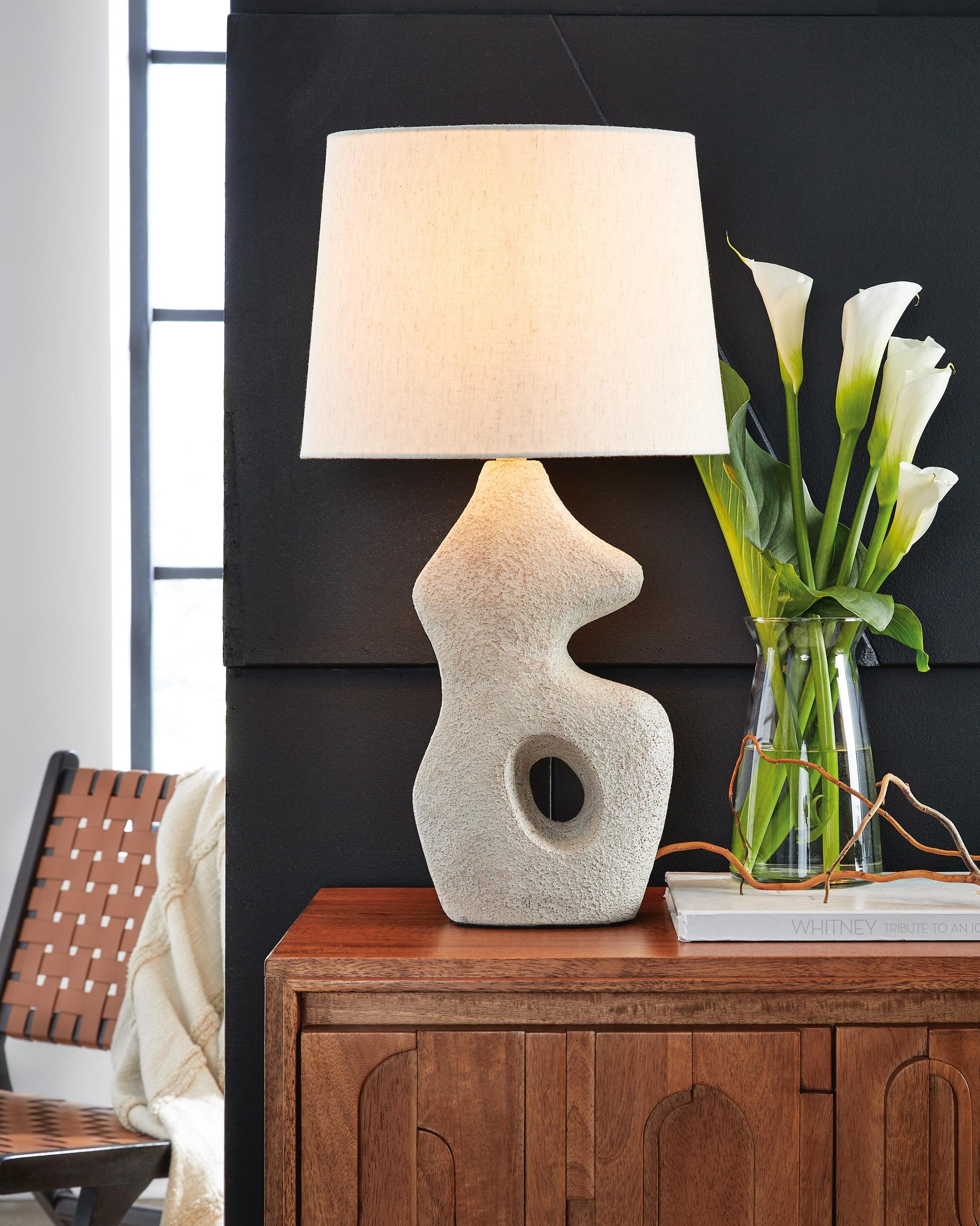 Chadrich Table Lamp (Set of 2) - Beige (2)
