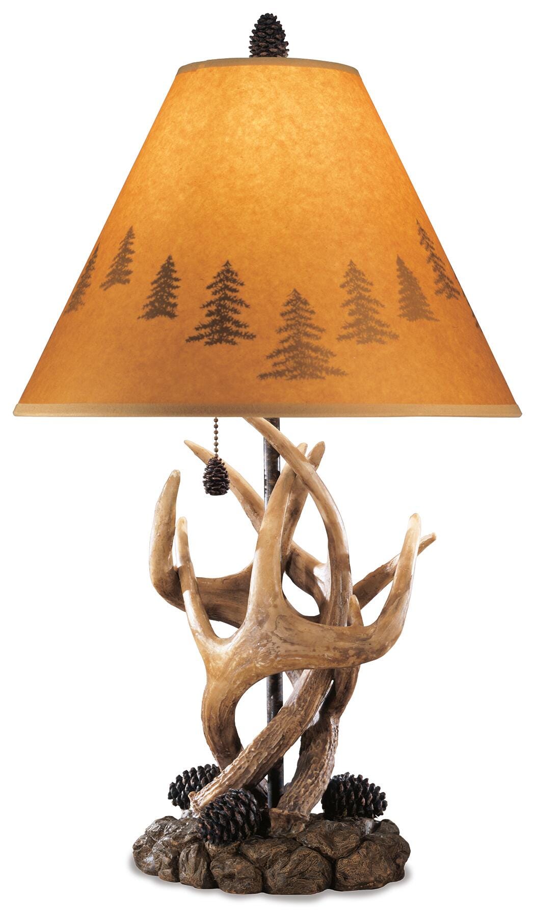 Derek Table Lamp (Set of 2) - Dark Brown (2)