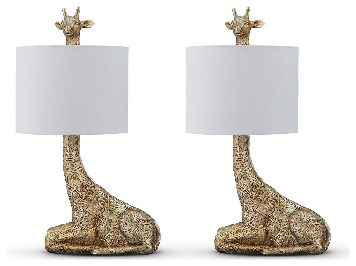 Ferrison 2-Piece Lamp Set - Gold Finish (2)