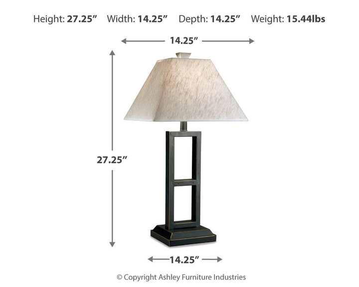 Deidra Table Lamp (Set of 2) - Black (6)