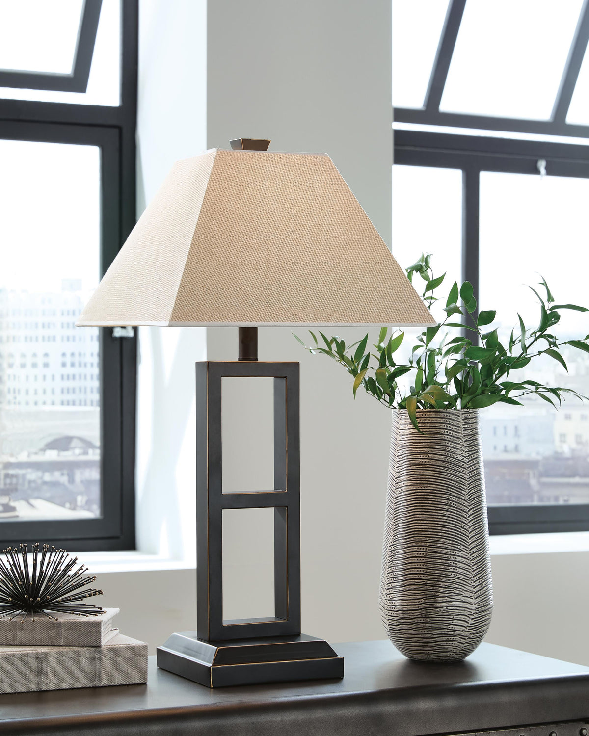 Deidra Table Lamp (Set of 2) - Black (2)