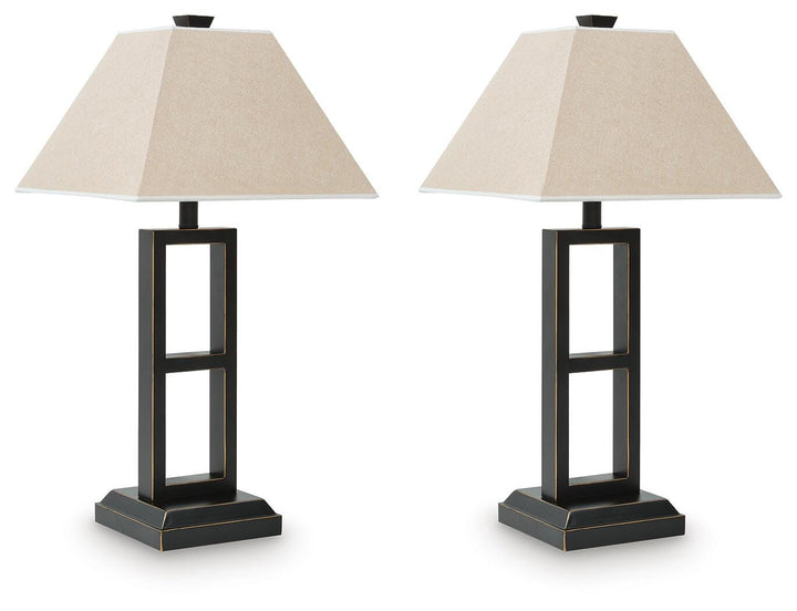 Deidra Table Lamp (Set of 2) - Black (1)
