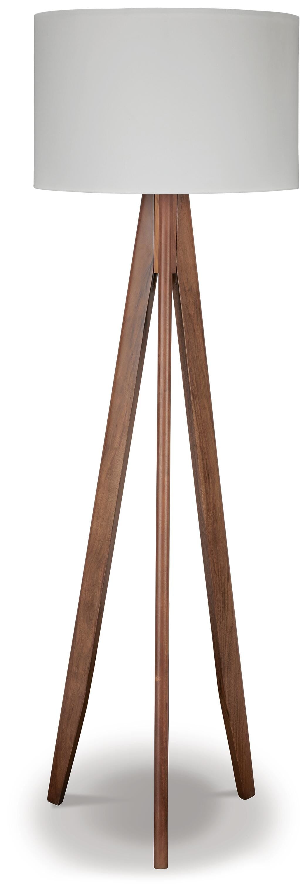 Dallson Floor Lamp - Dark Brown (1)