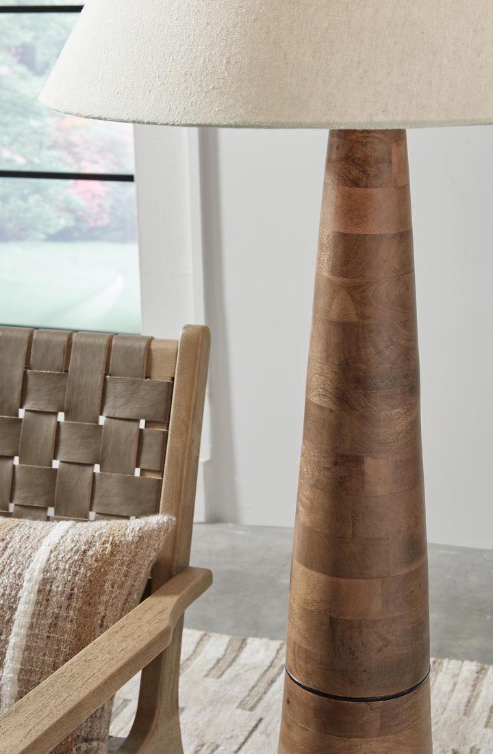 Danset Floor Lamp - Dark Brown (4)