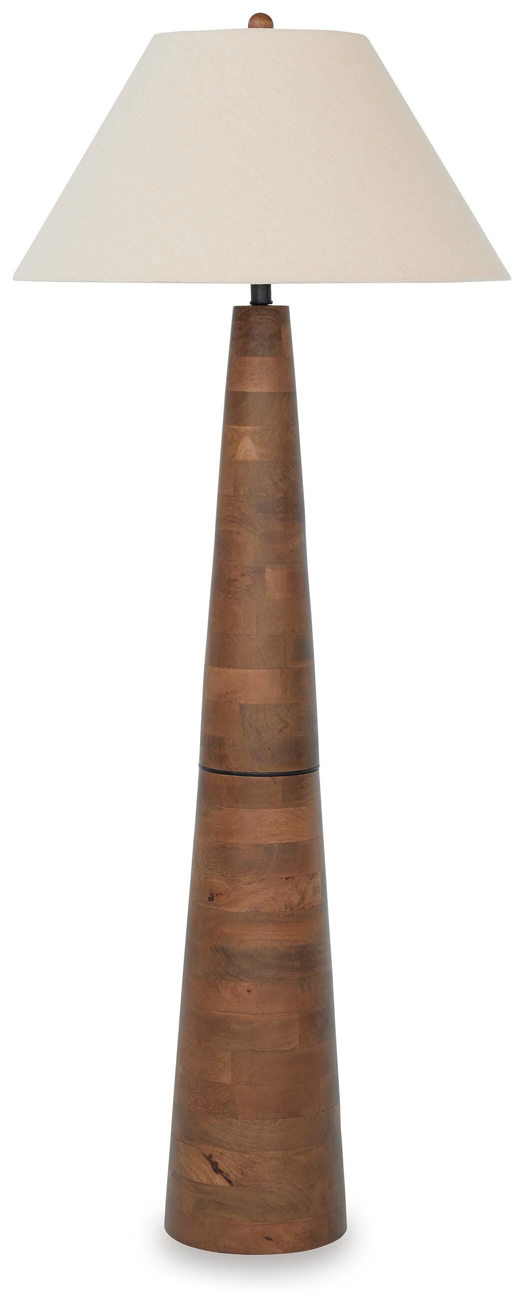 Danset Floor Lamp - Dark Brown (1)