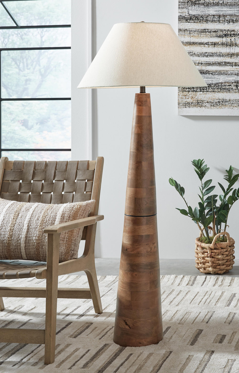 Danset Floor Lamp - Dark Brown (2)