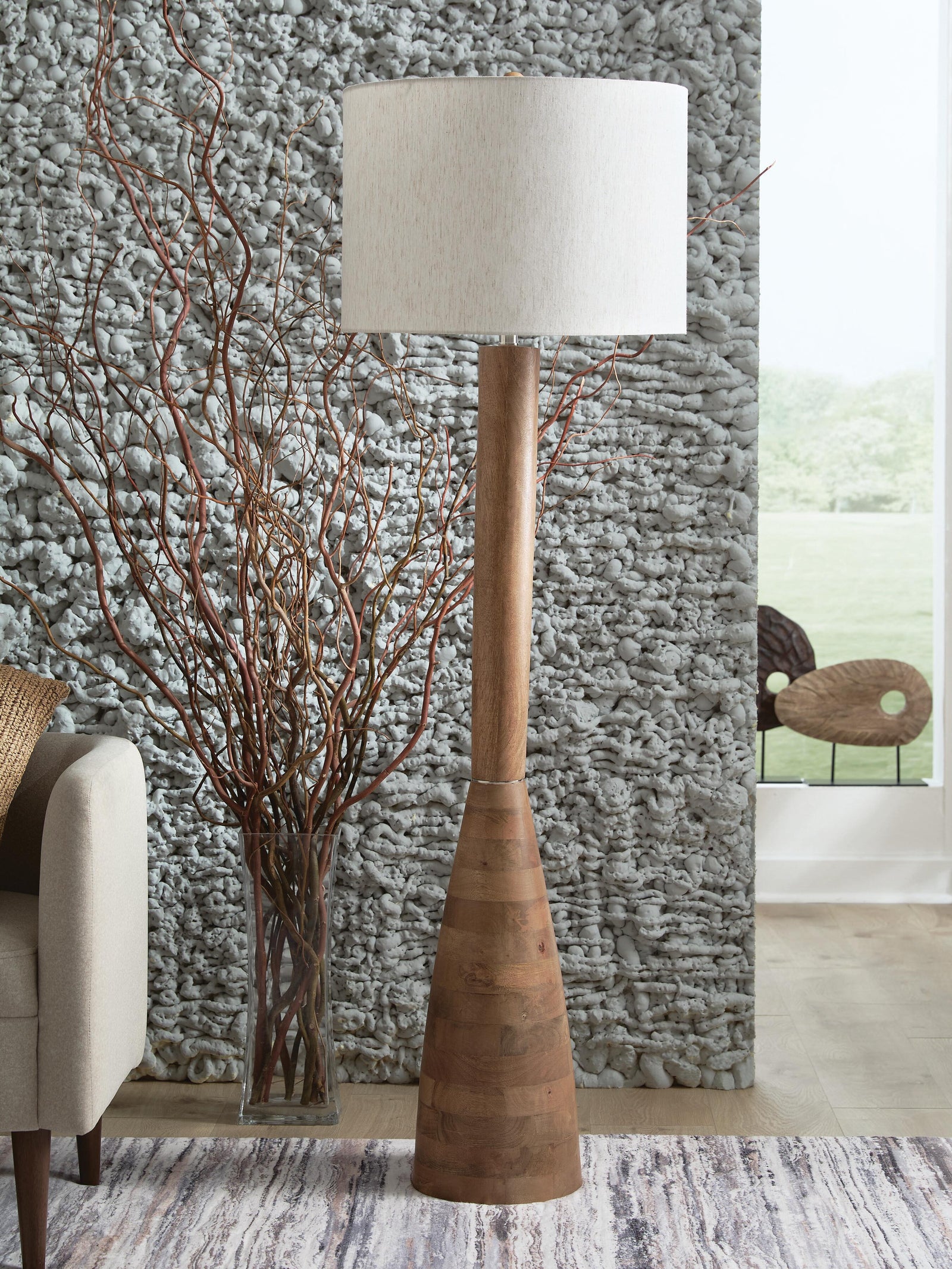 Ailsa Floor Lamp - Light Brown (2)