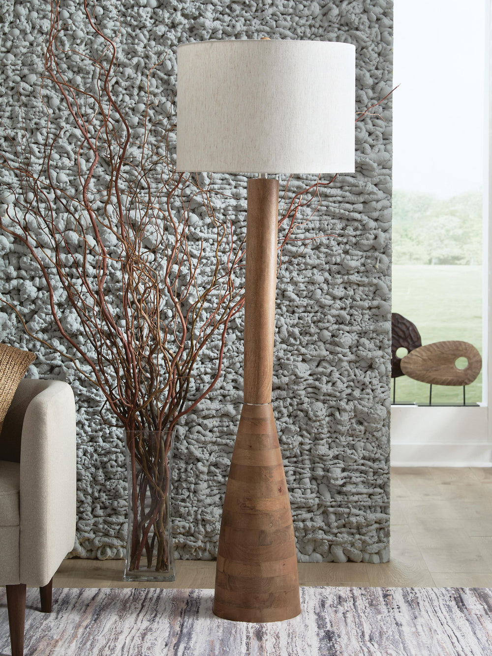 Ailsa Floor Lamp - Light Brown (2)