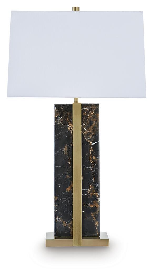 Neonish Table Lamp - Black/Gold Finish (1)