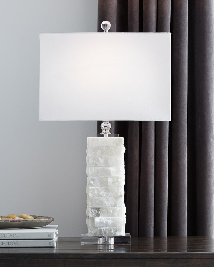 Malise Table Lamp - White (2)
