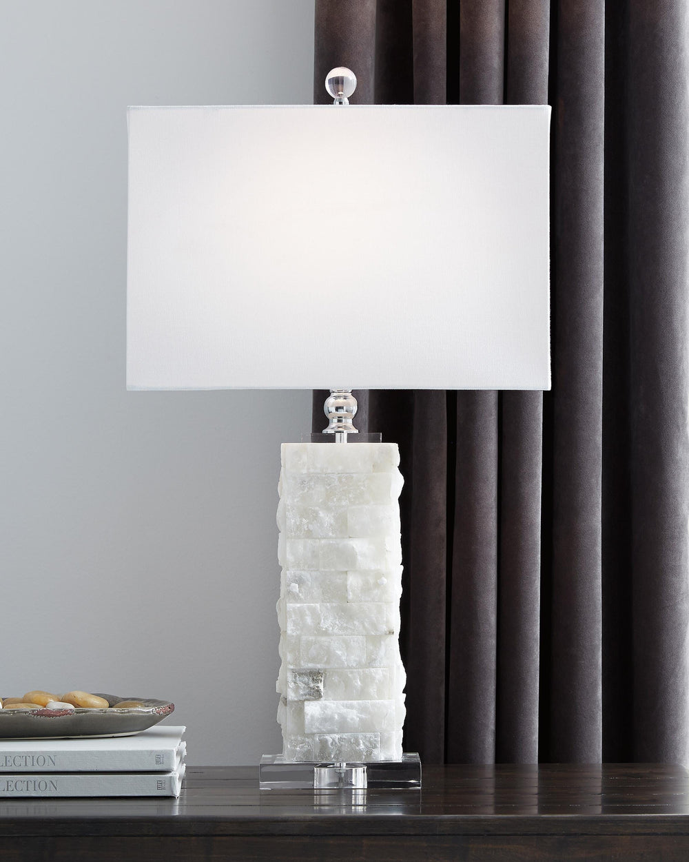 Malise Table Lamp - White (2)