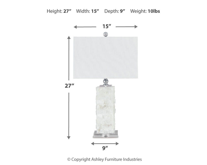 Malise Table Lamp - White (4)