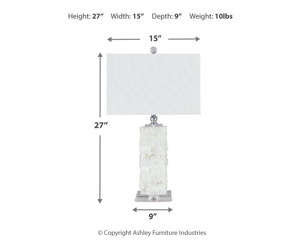 Malise Table Lamp - White (4)