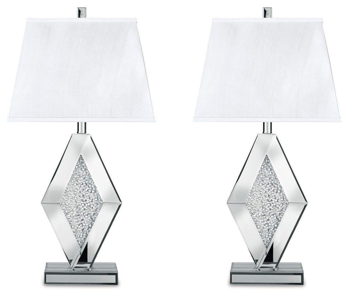 Prunella Table Lamp (Set of 2) - Silver Finish (2)