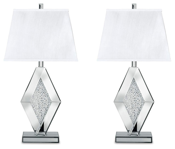 Prunella Table Lamp (Set of 2) - Silver Finish (2)
