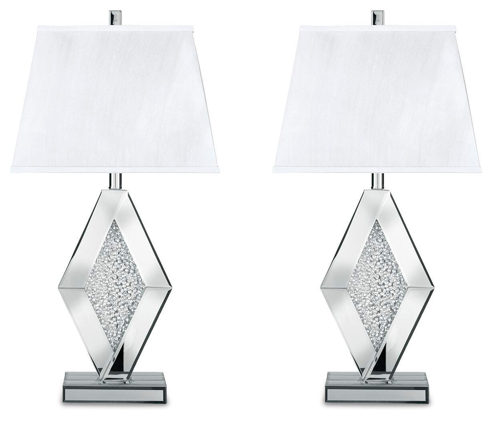 Prunella Table Lamp (Set of 2) - Silver Finish (2)