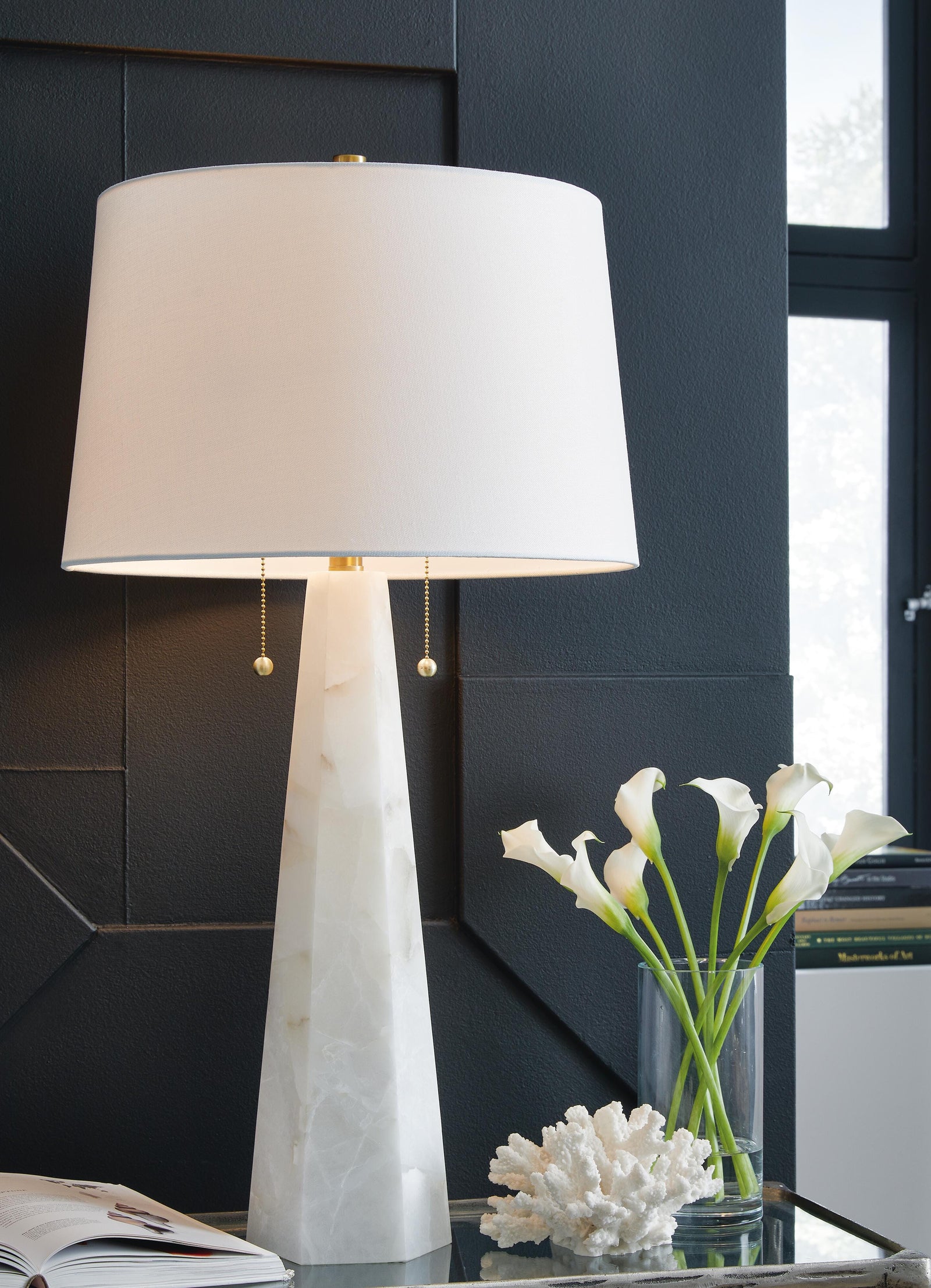 Laurellen Table Lamp - White (2)