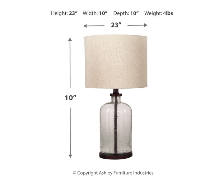 Bandile Table Lamp (Set of 2) - Clear/Bronze Finish (5)