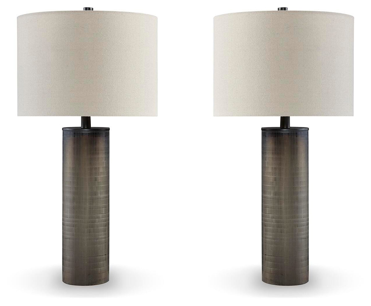 Dingerly Table Lamp (Set of 2) - Brown (2)