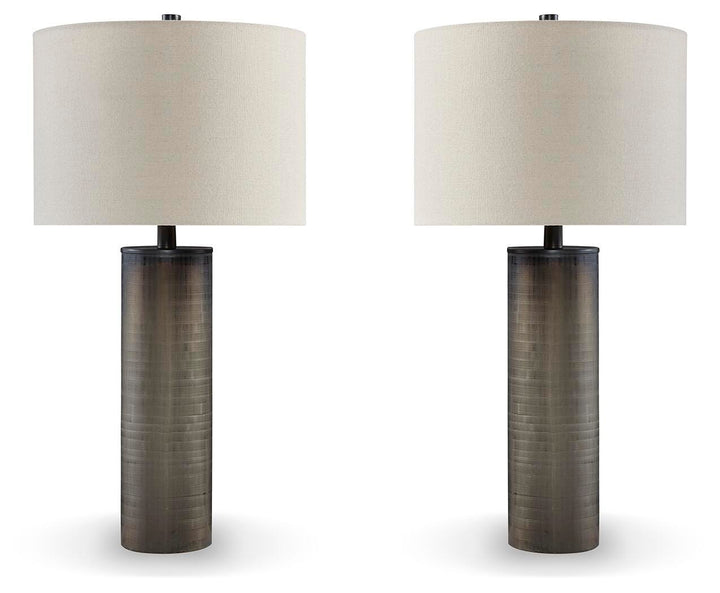 Dingerly Table Lamp (Set of 2) - Brown (2)