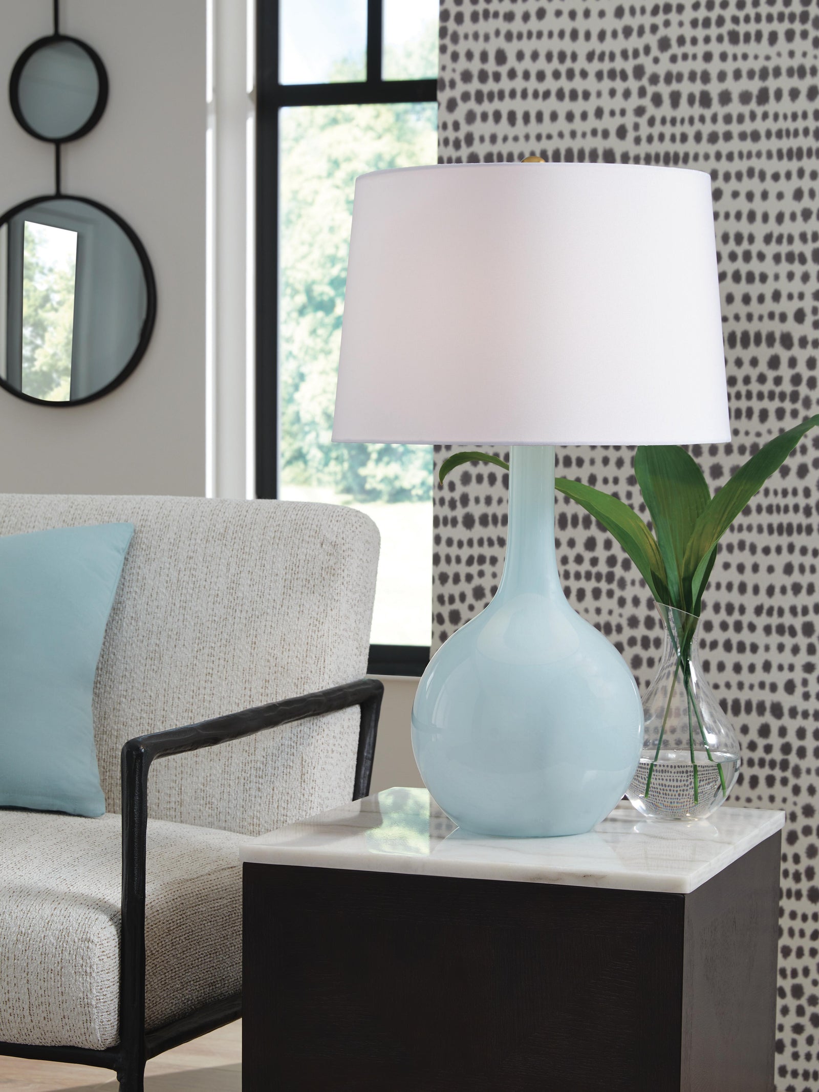 Rylanton Table Lamp - Light Blue (2)