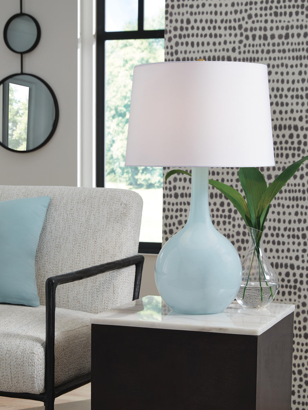 Rylanton Table Lamp - Light Blue (2)
