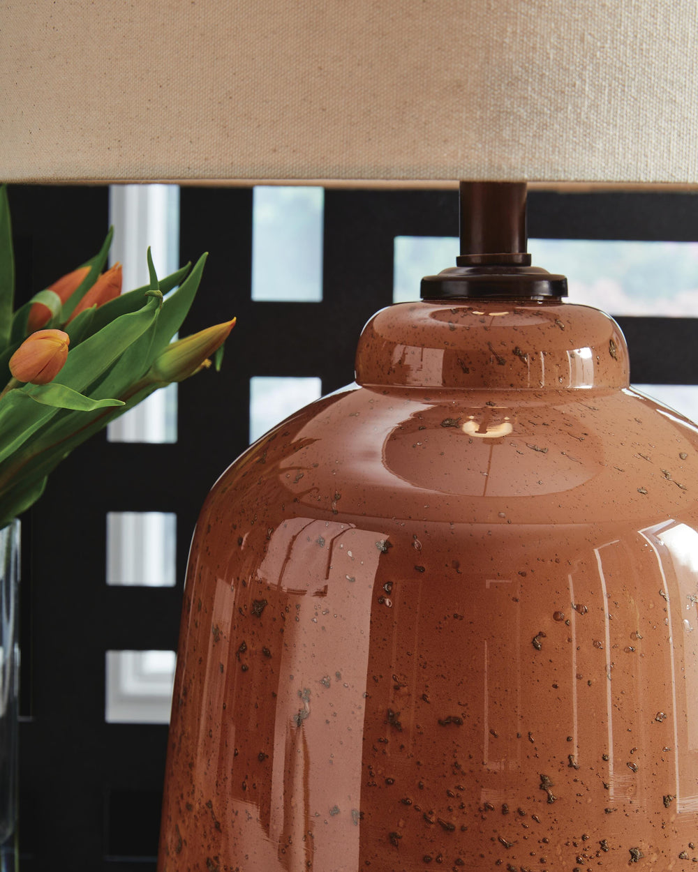 Aaleahya Table Lamp - Rust (3)