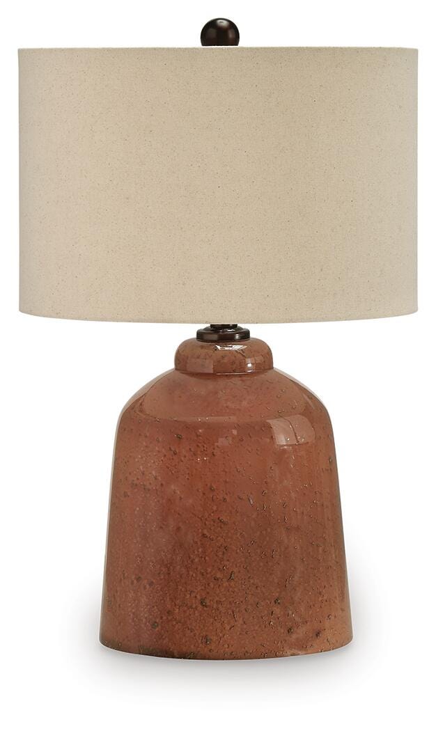 Aaleahya Table Lamp - Rust (1)