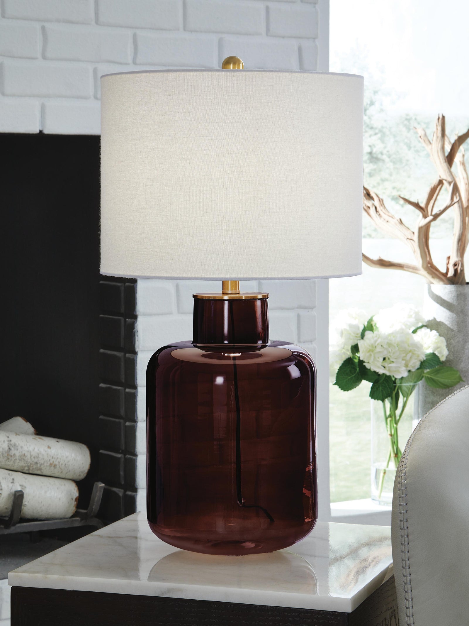 Mette Table Lamp - Dark Brown (2)