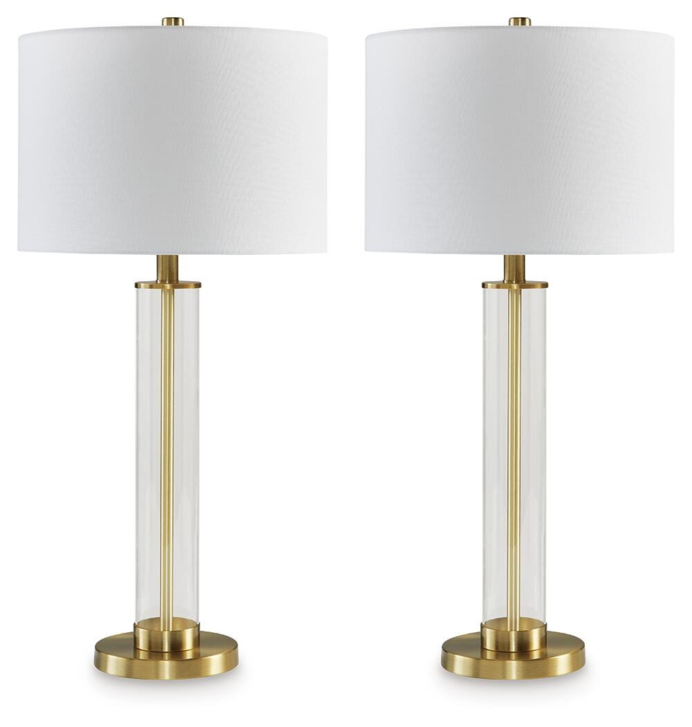Orenman Table Lamp (Set of 2) - White (1)