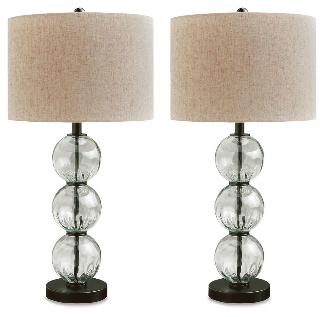 Airbal Table Lamp (Set of 2) - Black (1)