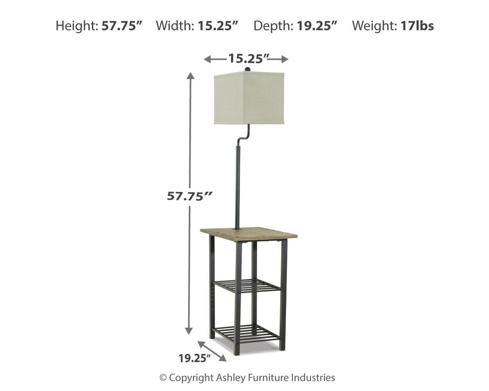 Shianne Floor Lamp - Black (3)