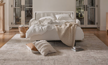 American Leather Full Sleeper Loveseat