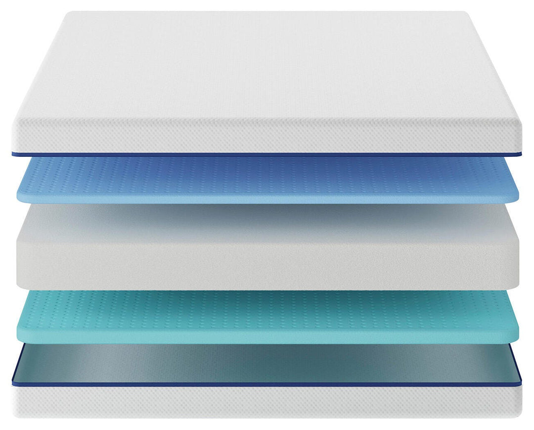 Nectar Foam Kids Full Mattress with Bedding Bundle - White