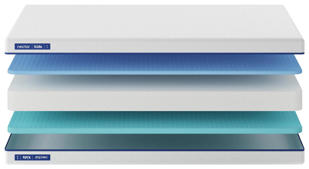 Nectar Foam Kids Full Mattress - White