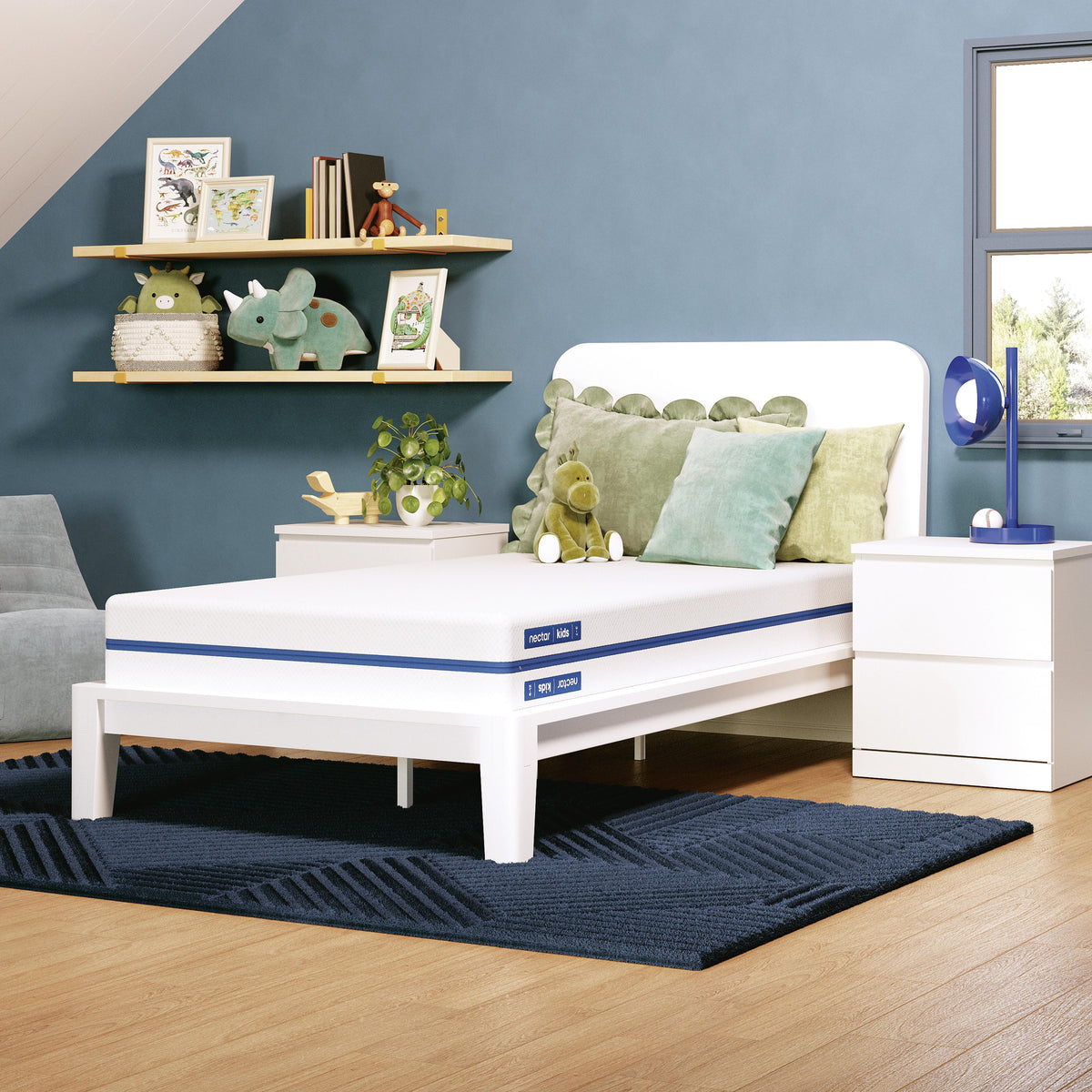 Nectar Foam Kids Full Mattress - White