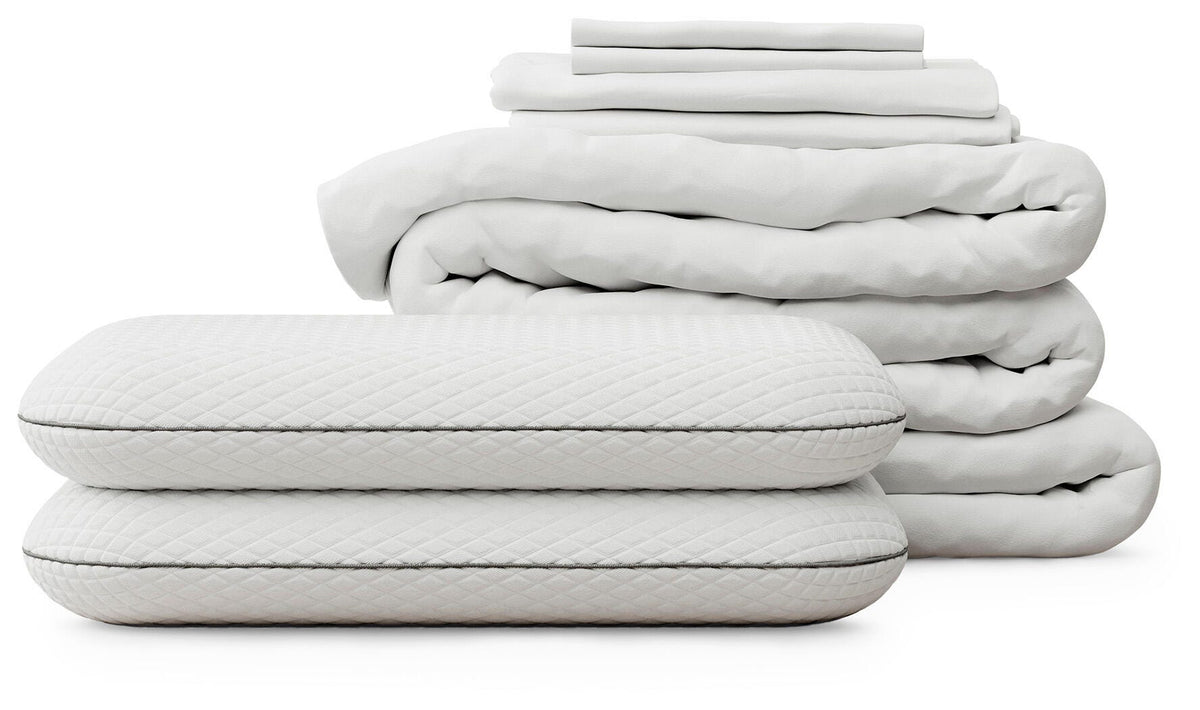 RH Mattress Protect Bundle Queen Bedding Bundle - White