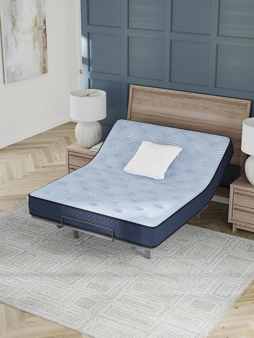 Peak 2.0 10 Hybrid Queen Mattress - Blue (11)