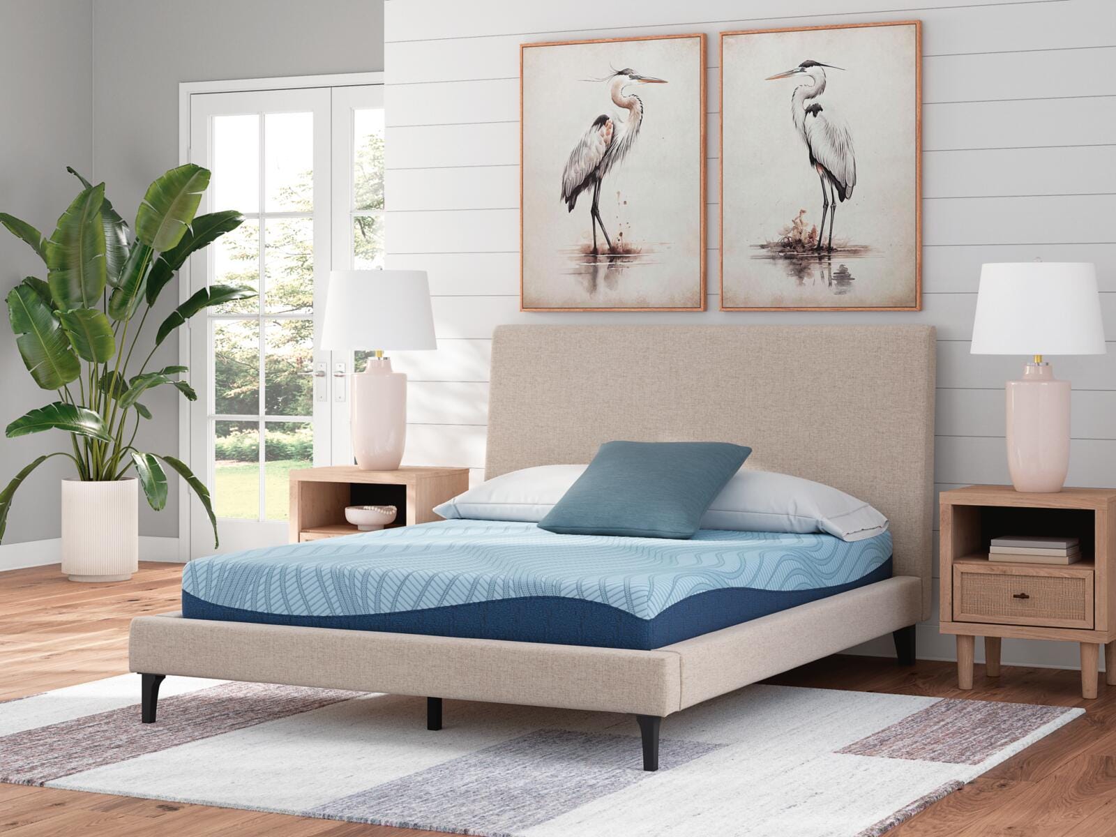 Peak 2.0 8 Memory Foam Queen Mattress - Blue (2)