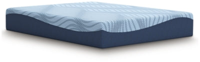 Peak 2.0 12 Memory Foam Twin Mattress - Blue - Blue
