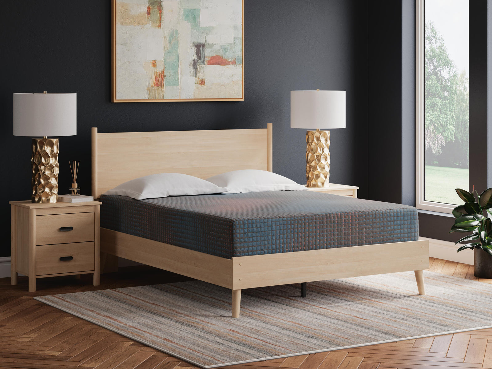 13 Inch Hybrid Hot Buy Queen Mattress - Gray (2)
