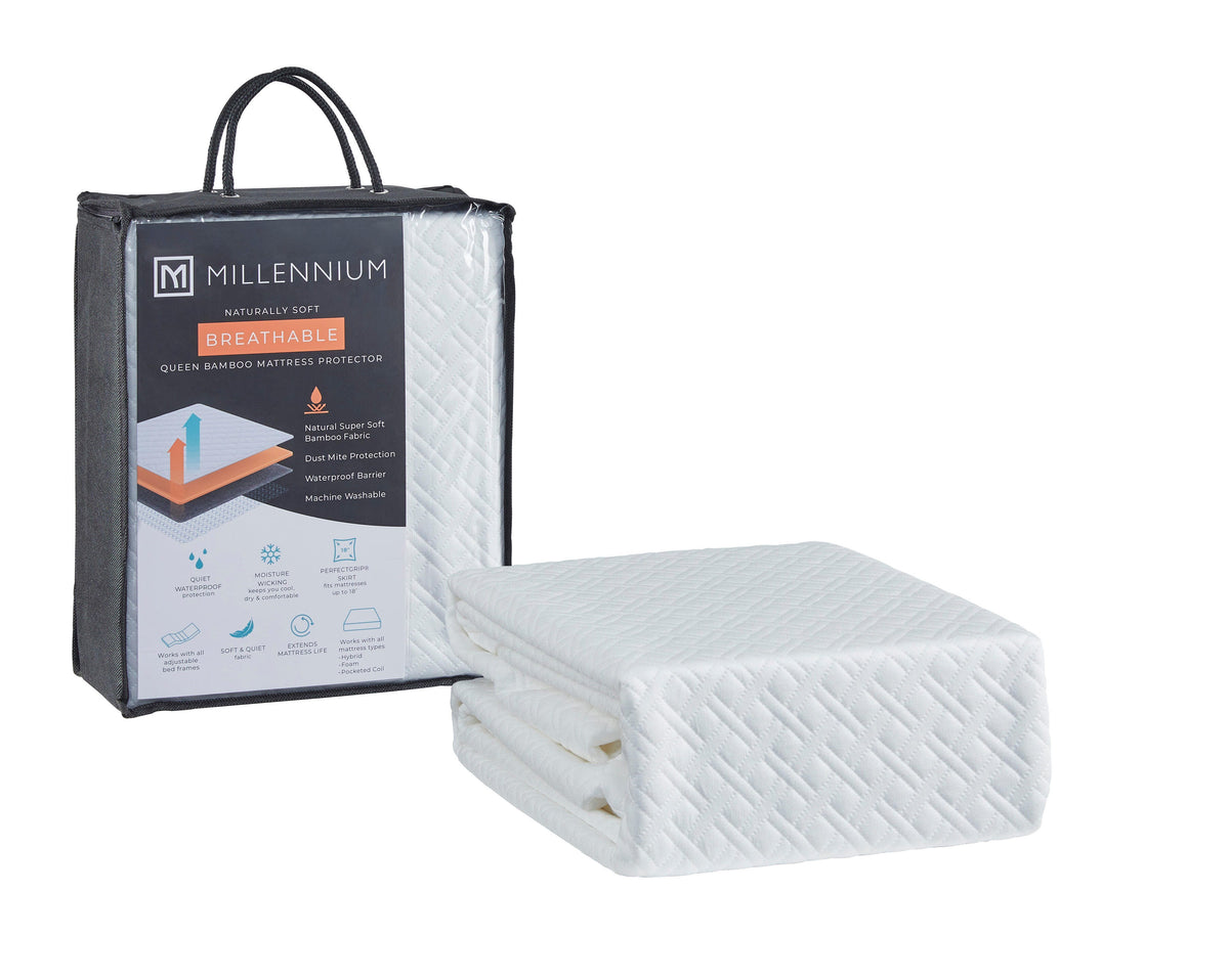 Basic Protector Twin XL Mattress Protector - White