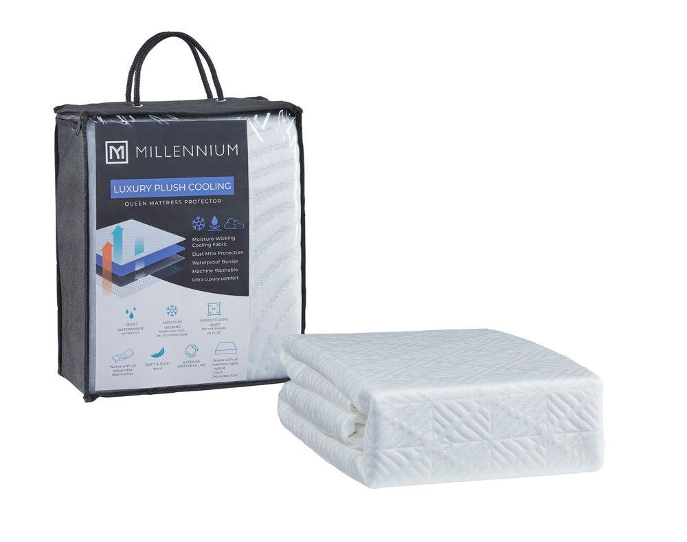 advanced Protector Queen Mattress Protector - White