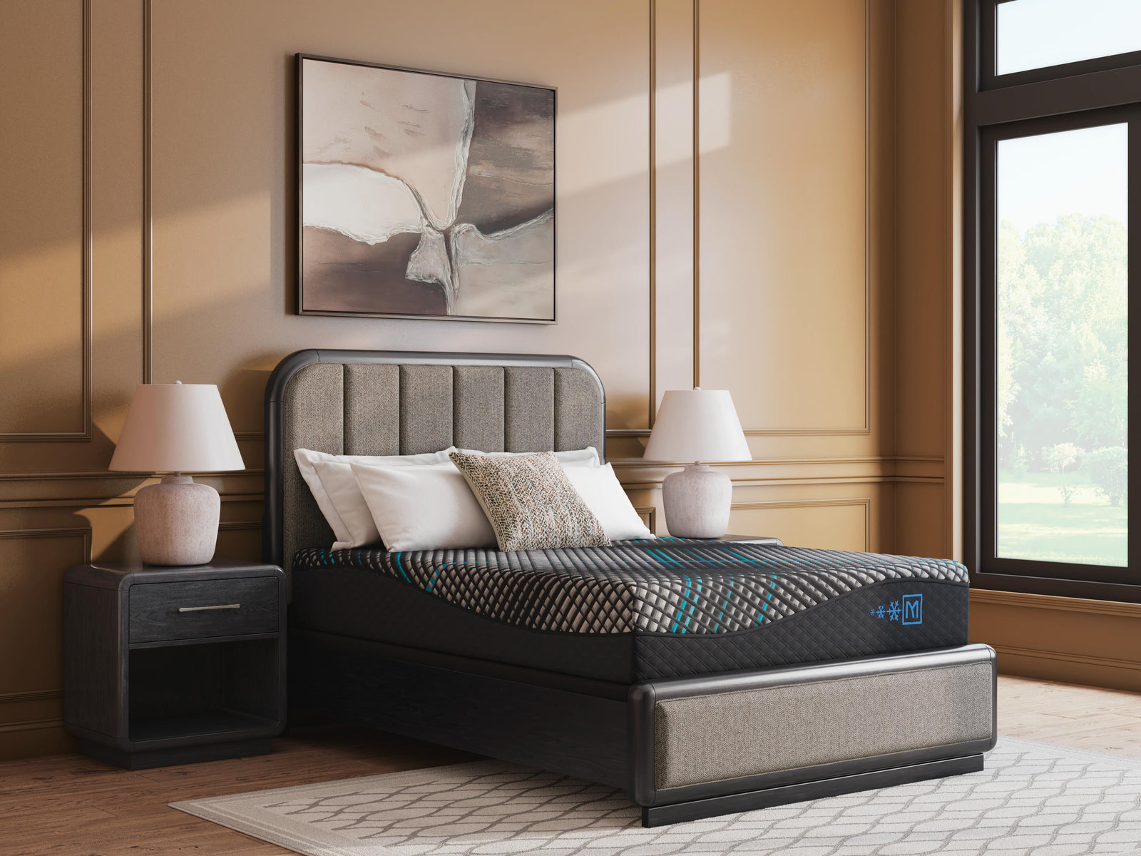 Millennium 2.0 Hybrid 14 Inch King Mattress - Black (2)