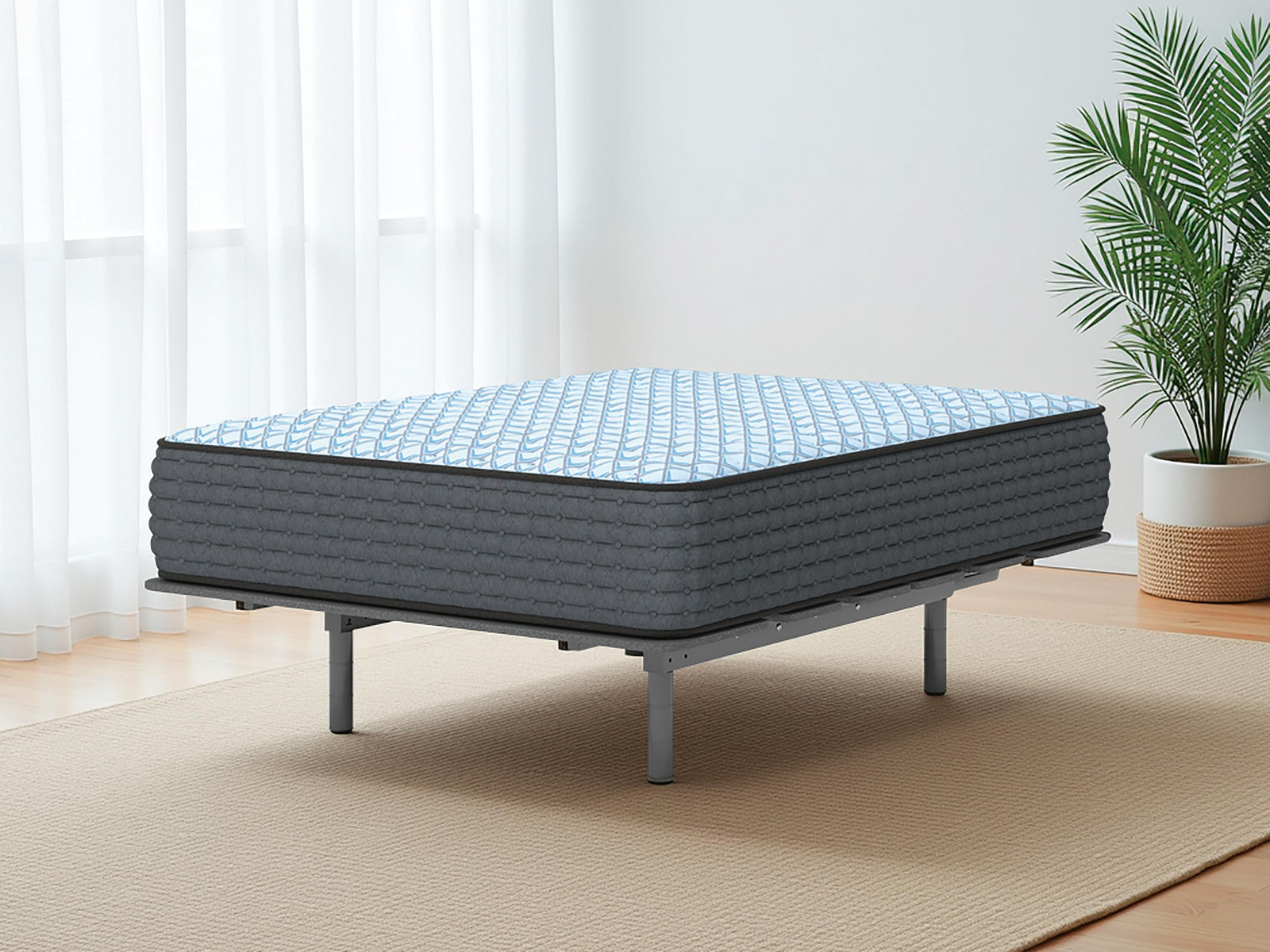 Destin Cove Firm Twin XL Mattress - Blue (2)